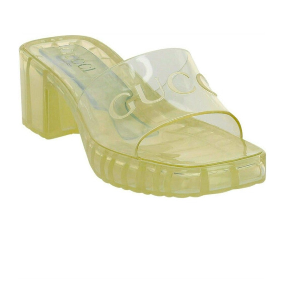 Gucci Platform Clogs - Brand New with Tags and in Box - Clear